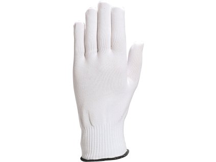 PM159 RUKAVICE ÚPLETOVÉ, 100% POLYAMID - HUSTOTA ÚPLETU13 (Velikost 7, Barva bílá)