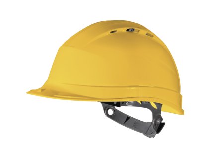 QUARTZ I PRACOVNÍ PŘILBA, POSUVNÝ SYSTÉM STAHOVÁNÍ (Velikost NASTAVITELNÁ, Barva bílá)