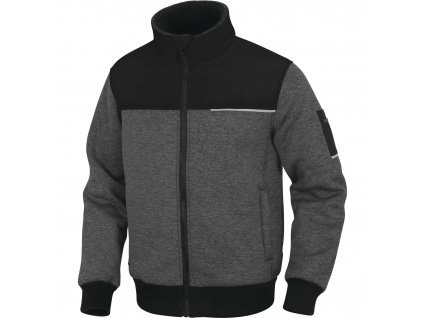 SHERMAN2 BUNDA, POLYESTEROVÝ MELTON POLAR (Velikost XXL, Barva šedá-černá)