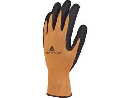 APOLLON VV733 RUKAVICE ÚPLETOVÉ POLYESTEROVÉ -NA DLANÍCH PĚNOVÝ LATEXOVÝ POVLAK