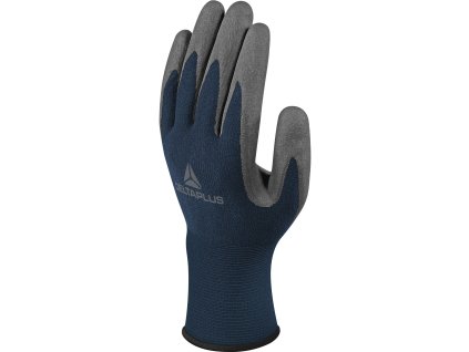 SAFE AND STRONG PLETENÉ RUKAVICE, 100% POLYAMID, DLAŇ A PRSTY POVRSTVENÉ POLYUREA NA VODNÍ BÁZI - HUSTOTA ÚPLETU 15