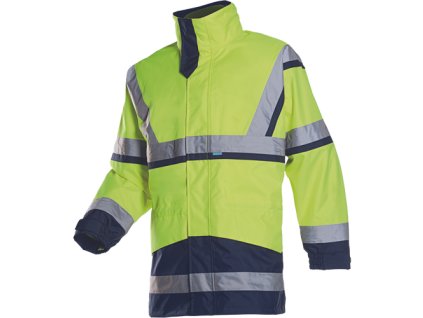 POWELL HV softsh.bunda (Velikost XXL, Barva žlutá/navy)