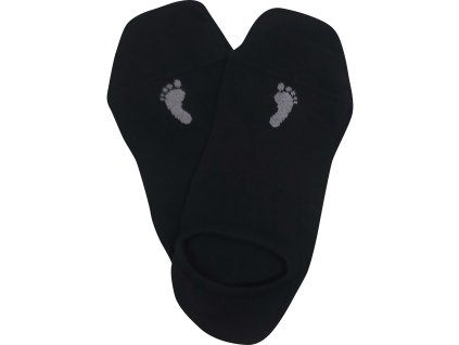 VOXX Ponožky anatomicky tvarované BAREFOOT SNEAKER neviditelné BÍLÉ (3 páry) (Velikost 35-38 (23-25), Barva černá)