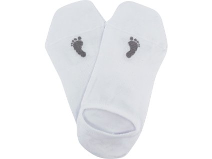 VOXX Ponožky anatomicky tvarované BAREFOOT SNEAKER neviditelné BÍLÉ (3 páry) (Velikost 35-38 (23-25), Barva černá)