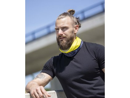 Multifunkční šátek ARDON®CREATRON® antracitová-žlutá (Velikost UNI)