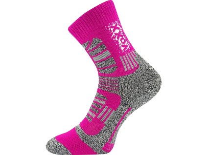 VOXX Ponožky dětské zimní TRACTION vlněné TMAVĚ MODRÉ (Velikost 20-24 (14-16), Barva světle modrá)