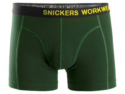 Boxerky elastické 2 tmavě zelené XS Snickers Workwear