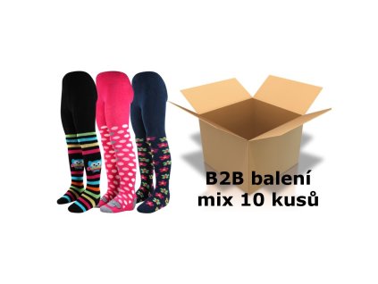 Punčochové kalhoty dětské MAX KARTON velkoobchodní balení pro DÍVKY (12 kusů) (Velikost 62/74/86/98, Barva mix)