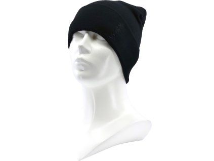 VOXX Čepice pánská pletená LEVORG ohrnovací ČERNÁ (Velikost uni, Barva černá)