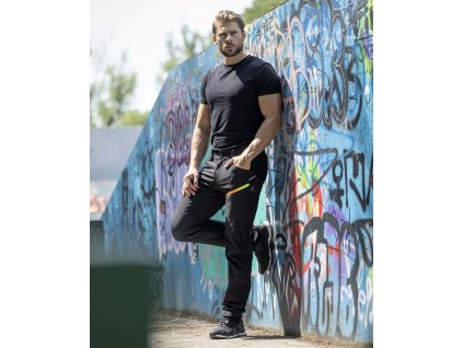 Softshellové kalhoty ARDON®CREATRON® černá neon (Velikost 46)