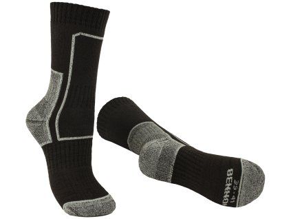 TREK Sock black/grey (Velikost 36-38)