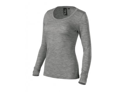 Merino Rise LS triko dámské (Velikost S, Barva černá)