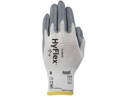Rukavice ANSELL HYFLEX FOAM, máčené v nitrilu (Velikost 08)