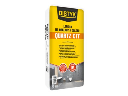 Lepidlo na obklady a dlažbu QUARTZ C1T DISTYK Line 20 kg šedá