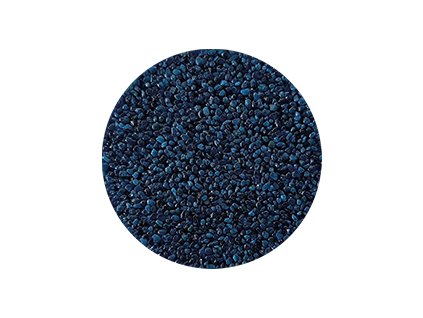 tekuta podlaha kamenivo modra