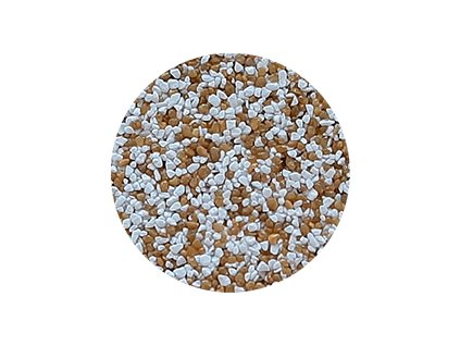 tekuta podlaha kamenivo bila okrova