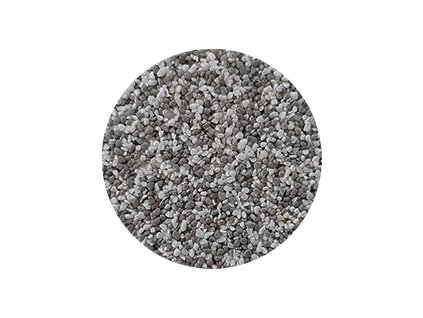 tekuta podlaha kamenivo bila seda