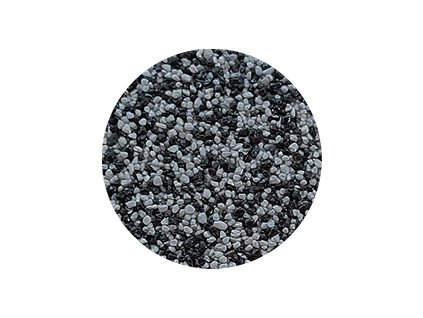 tekuta podlaha kamenivo cerna seda