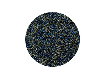 tekuta podlaha kamenivo modra zelena