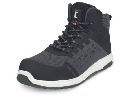 DUVAAG ESD S1PS SR kotník (Velikost 36, Barva šedá)