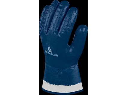 NI175 RUKAVICE SNITRILOVÝM POVLAKEM PO CELÉ PLOŠE, PLÁTĚNÁ MANŽETA 6CM