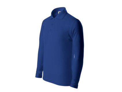 Pique Polo LS polokošile dětská (Velikost 158 cm/12 let, Barva námořní modrá)