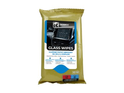 Vlhcene cistici ubrousky na skla a displeje
