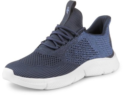 Obuv polobotka CXS BARBADOS, modro-bílá (Velikost 36)