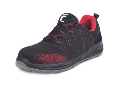 GERA S1P SR polobotka (Velikost 36, Barva černá/červená)