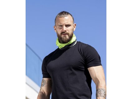 Multifunkční šátek ARDON®CREATRON® černá-zelená (Velikost UNI)