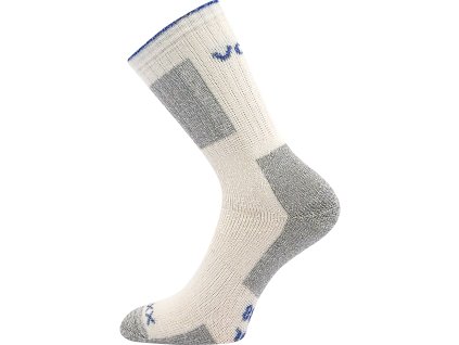 VOXX Ponožky dětské silné EMPIRE melírované SVĚTLE ŠEDÉ S MODROU (Velikost 20-24 (14-16), Barva světle šedá-růžová)