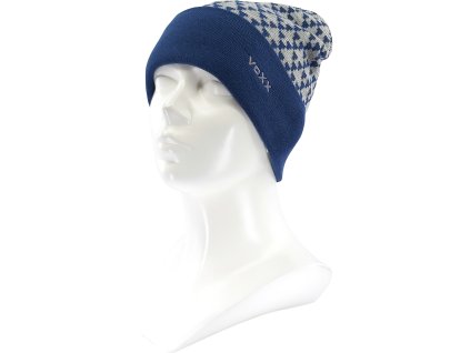 VOXX Čepice pánská pletená MARAGOLD zimní TMAVĚ MODRÁ (Velikost uni, Barva tmavě modrá)