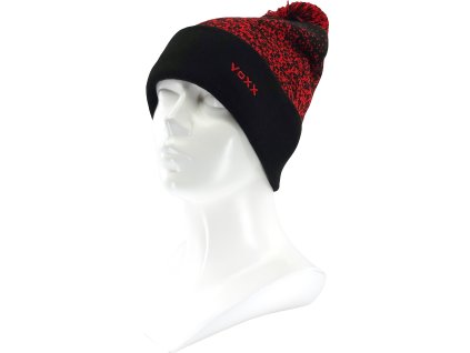 VOXX Čepice pánská pletená PARAGAN zimní s bambulí TMAVĚ ŠEDÁ (Velikost uni, Barva tmavě šedá)