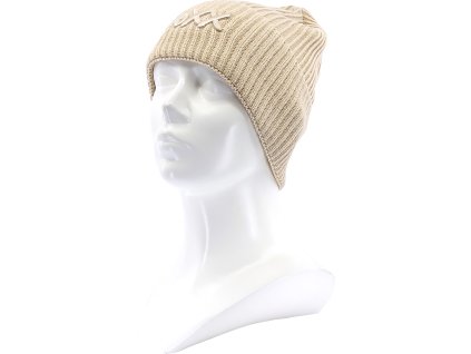 VOXX Čepice dámská pletená KYRONA s viskózou BÍLÁ (Velikost uni, Barva bílá)