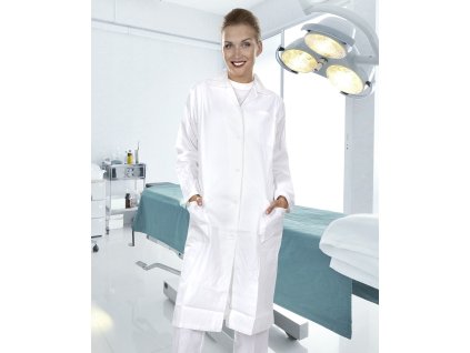 Dámský plášť s dlouhým rukávem ARDON®ELIN bílá (Velikost 40)