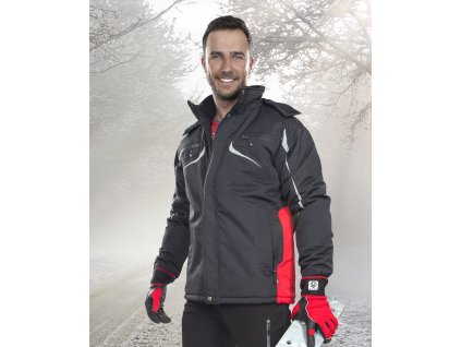 Zimní bunda ARDON®PHILIP černo-červená (Velikost S)