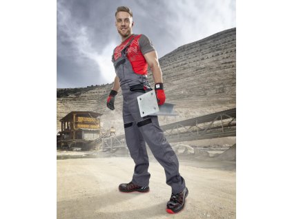 Kalhoty s laclem ARDON®COOL TREND šedo-černá (Velikost 46)