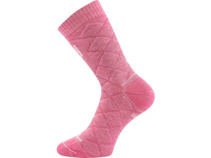 VOXX Ponožky silné dvouvrstvé z merino FORCE s ionty stříbra BÍLÉ (Velikost 35-38 (23-25), Barva černá)