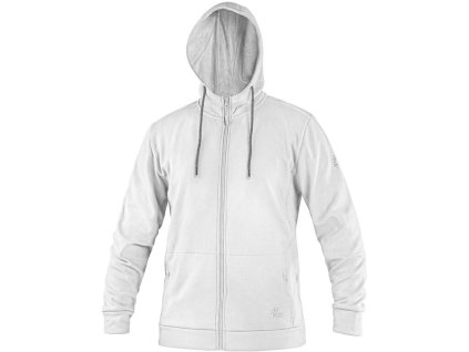 Mikina CXS HARRISON, pánská, bílá (Velikost S)