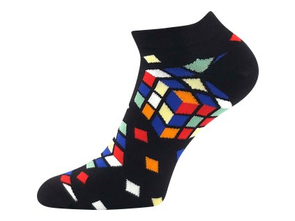 Ponožky barevné DEWOW s obrázky BERUŠEK (3 páry) (Velikost 35-38 (23-25), Barva duchové)