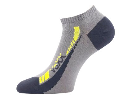 VOXX Ponožky krátké slabé REX 19 bavlněné BÍLÉ (3 páry) (Velikost 35-38 (23-25), Barva černá)