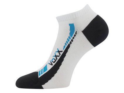 VOXX Ponožky krátké slabé REX 19 bavlněné BÍLÉ (3 páry) (Velikost 35-38 (23-25), Barva černá)