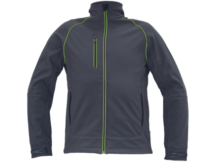 GREENDALE softshell bunda (Velikost XXL, Barva antracit/limetková)
