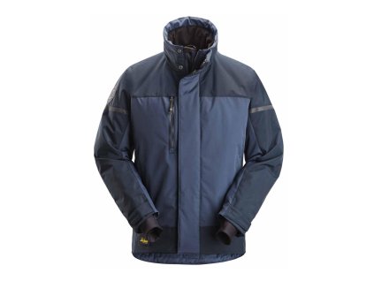Zimní bunda AllroundWork ocelově tmavomodrá XS Snickers Workwear (Velikost XXL)