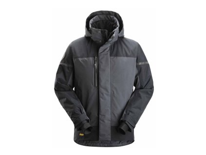 Nepromokavá zimní bunda AllroundWork ocelově šedá XS Snickers Workwear (Velikost XXL)