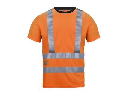 Triko reflexní AVS s kr. rukávem, třída 2/3 oranžové vel. L Snickers Workwear (Velikost XXL)