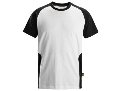 Triko s krátkým raglánovým rukávem bílé vel. XS Snickers Workwear (Velikost UNI)