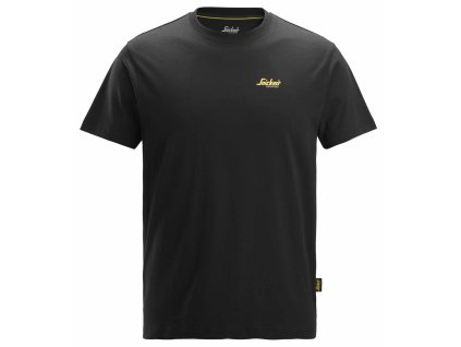 Triko Classic s krátkým rukávem a malým logem SW černé vel. XS Snickers Workwear (Velikost XXL)
