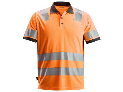 Reflexní polokošile AllroundWork tř. 2 oranžová vel. XS Snickers Workwear (Velikost XXL)