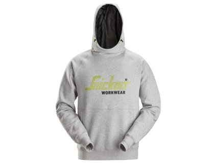 Mikina s kapucí Snickers Workwear šedá vel. XS Snickers Workwear (Velikost XXL)